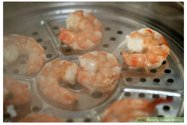 steamed shrimps